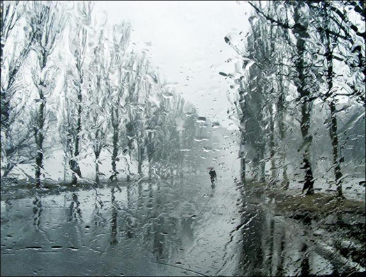 Размыло всё, включая горизонт