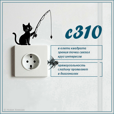 c310 в клети квадрата