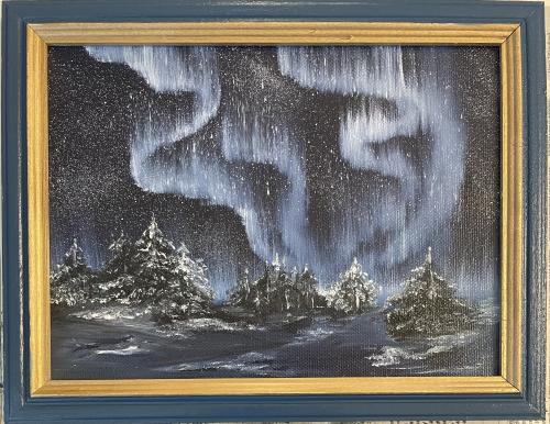 Северное сияние. Масло. Холст Северное сияние. Масло. Холст